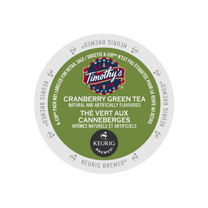 Timothy's Cranberry Green Tea K-Cup® Pod