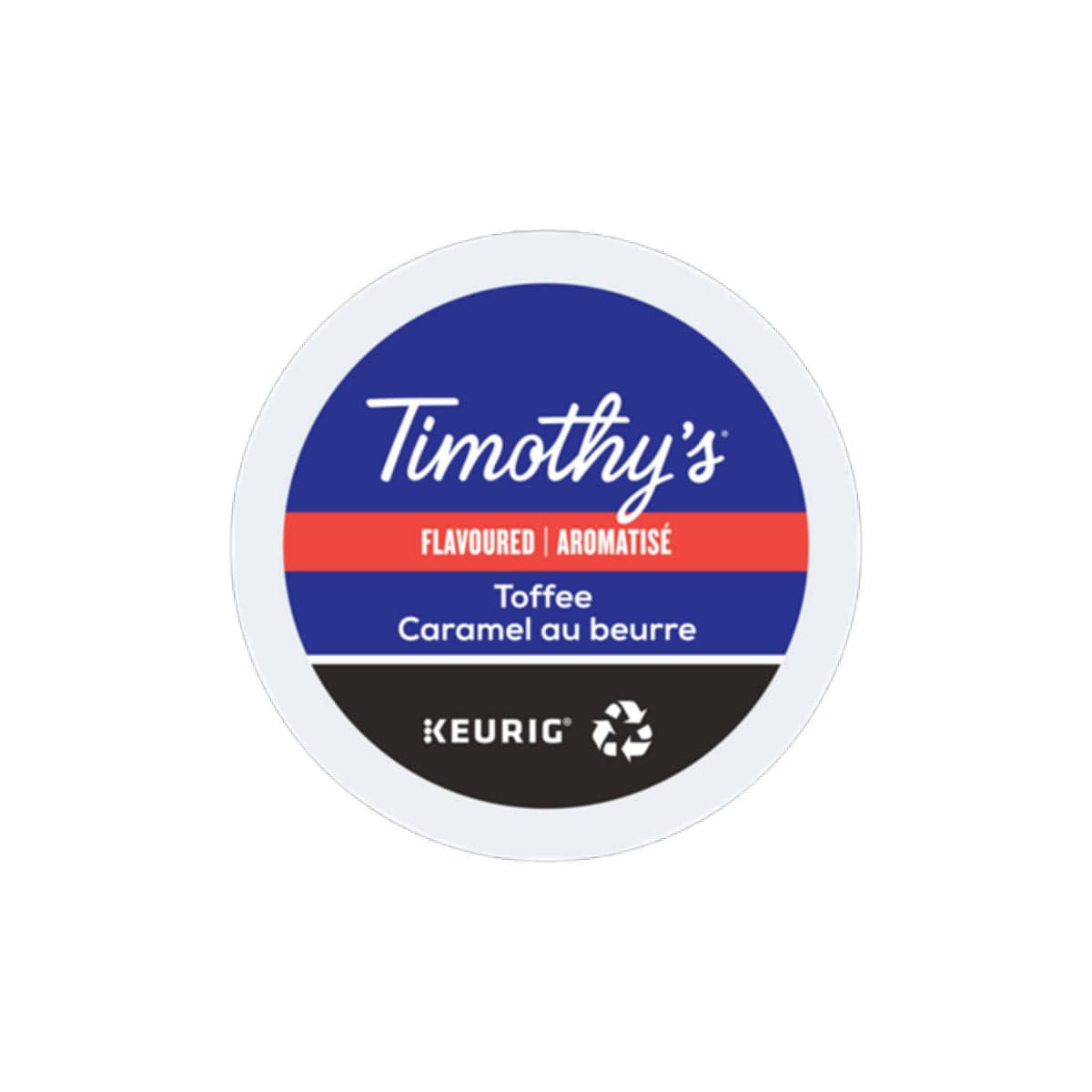 Timothy's Toffee (Formerly Winter Carnival) K-Cup® Recyclable Pods (Box of 24) K-Cups Timothy's
