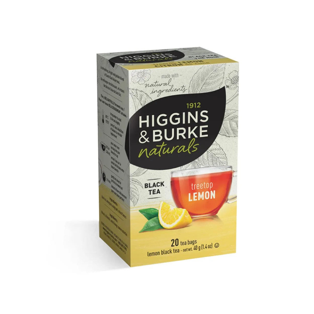 Higgins & Burke Treetop Lemon Tea Bags Tea Bags Higgins & Burke