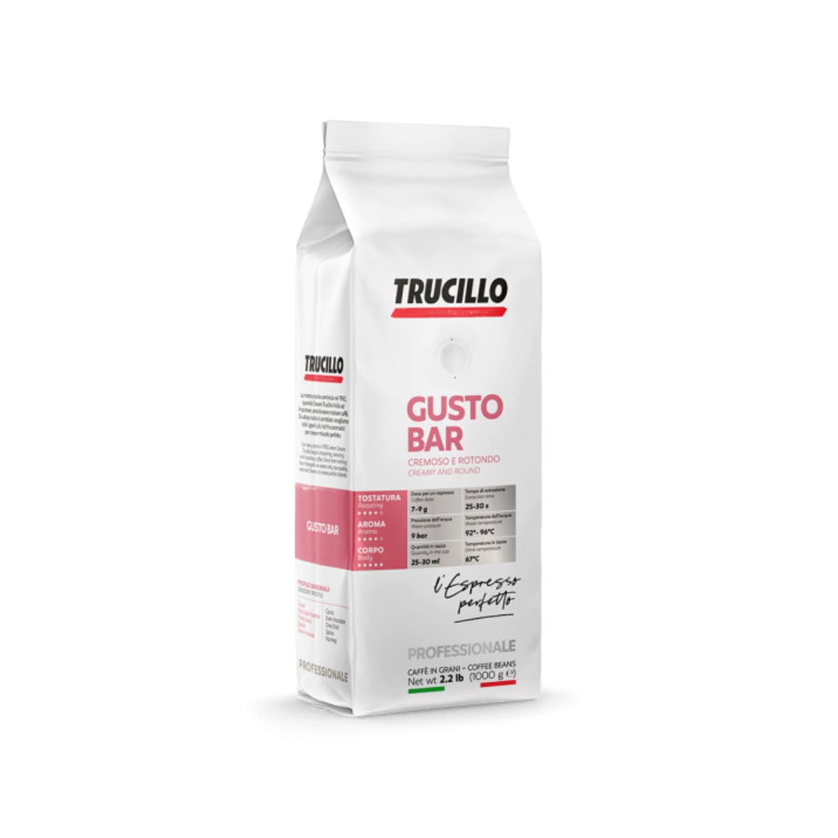 Trucillo Gusto Bar (formerly Gran Horeca) Espresso - 1kg / 2.2lbs Bag of Whole Bean Coffee Whole Bean Coffee Trucillo