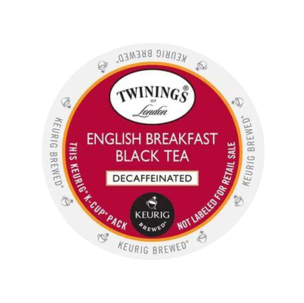 Twinings Tea English Breakfast Decaf K-Cup® Pods (Case of 96) K-Cups Twinings Tea