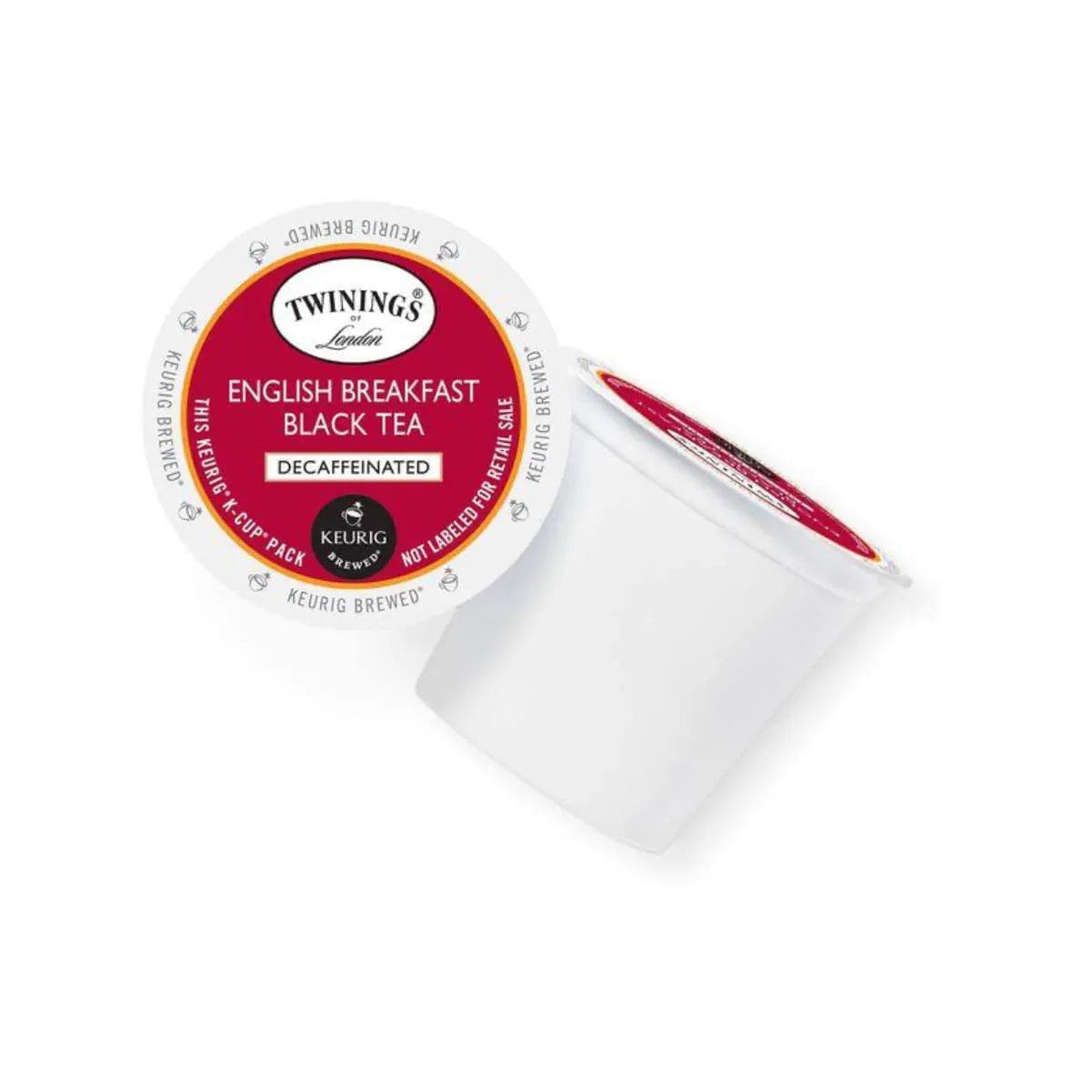 Twinings Tea English Breakfast Decaf K-Cup® Pods (Box of 24) K-Cups Twinings Tea