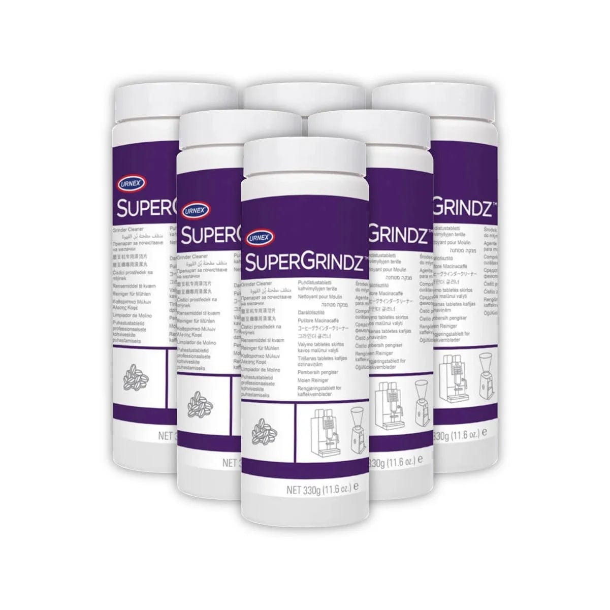 Urnex SuperGrindz Super-Automatic Espresso Cleaner Bulk 6 Pack (2kg / 70oz) Accessory Urnex