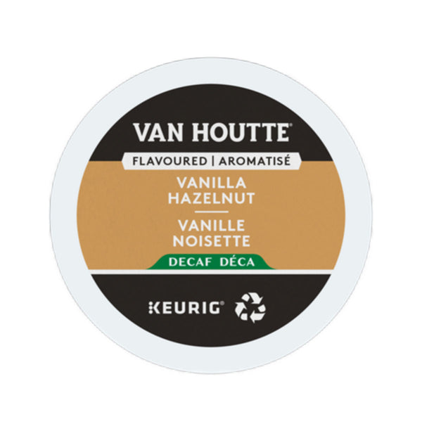 Van Houtte Decaf. Vanilla Hazelnut K-Cup® Pods (Case of 96)