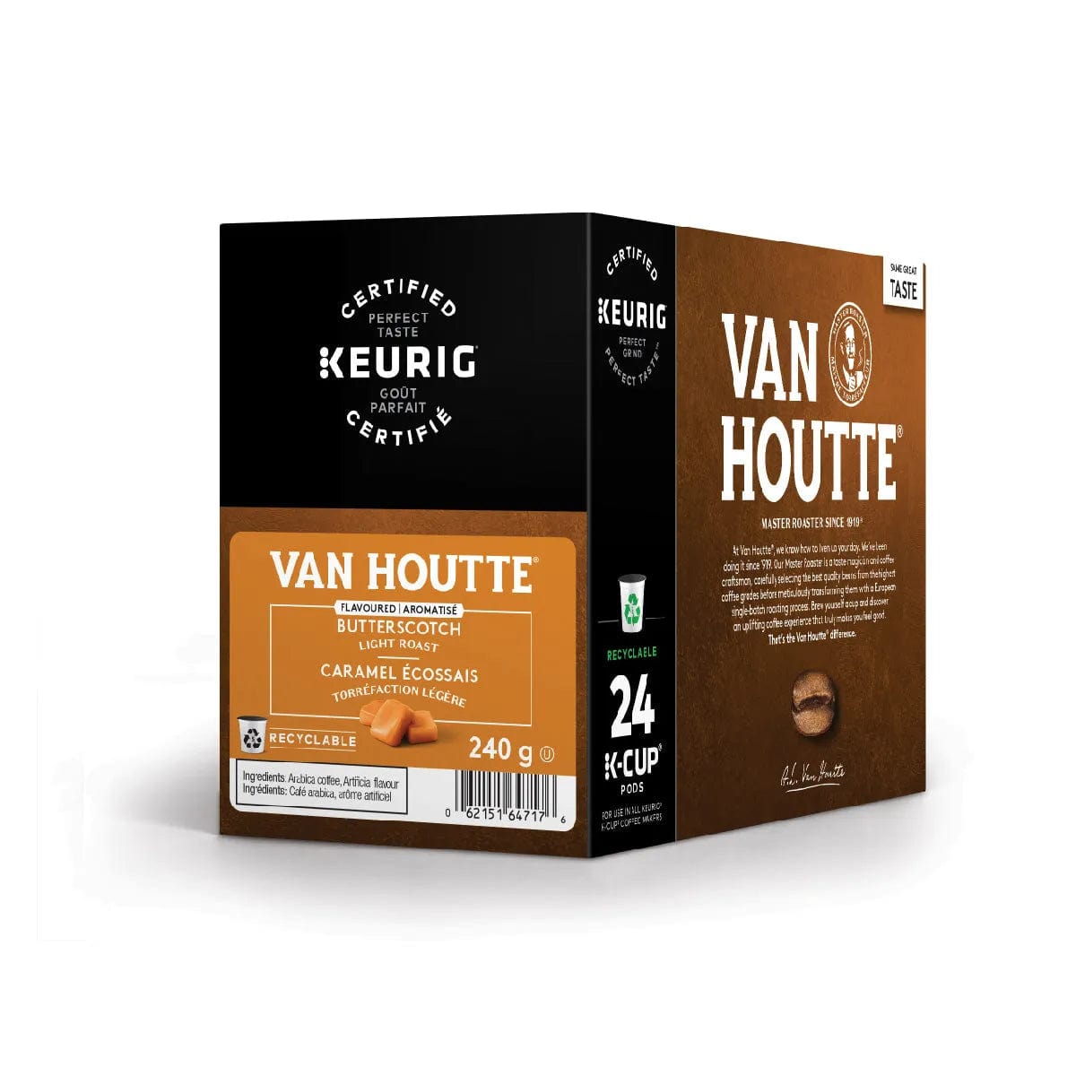 Van Houtte Butterscotch K-Cup® Recyclable Pods (Box of 24) K-Cups Van Houtte