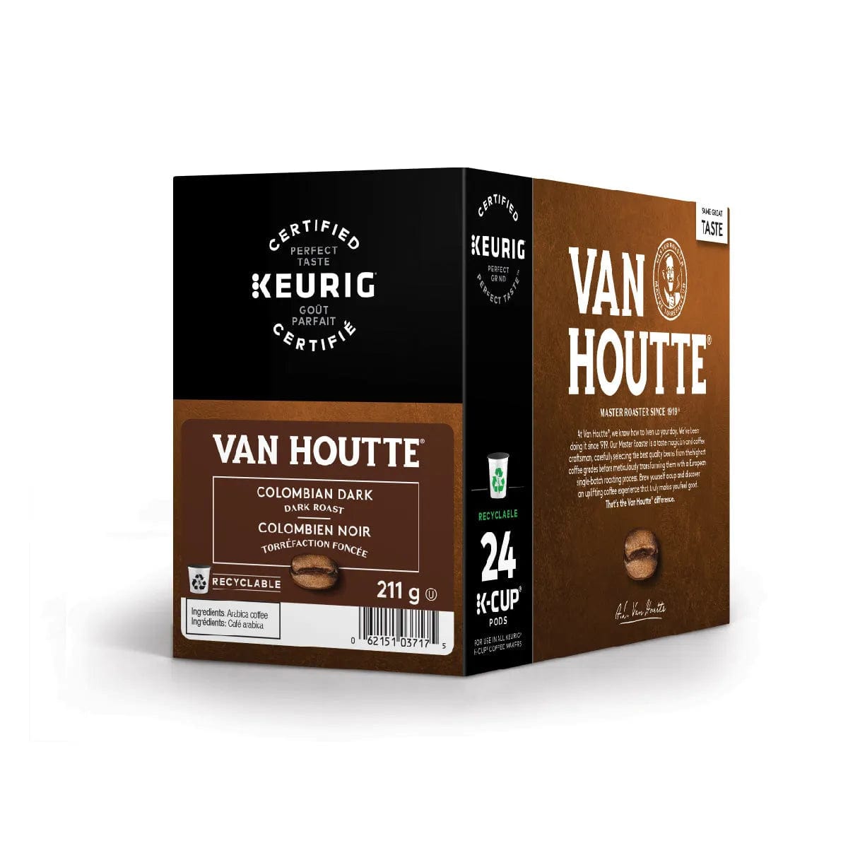 Van Houtte Colombian Dark K-Cup® Recyclable Pods (Box of 24) K-Cups Van Houtte