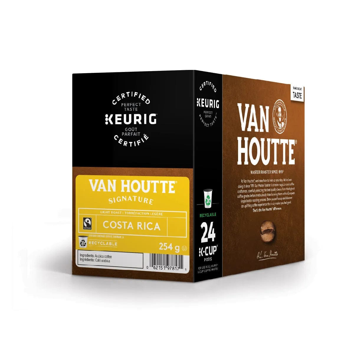 Van Houtte Fair Trade Costa Rica K-Cup® Recyclable Pods (Box of 24) K-Cups Van Houtte