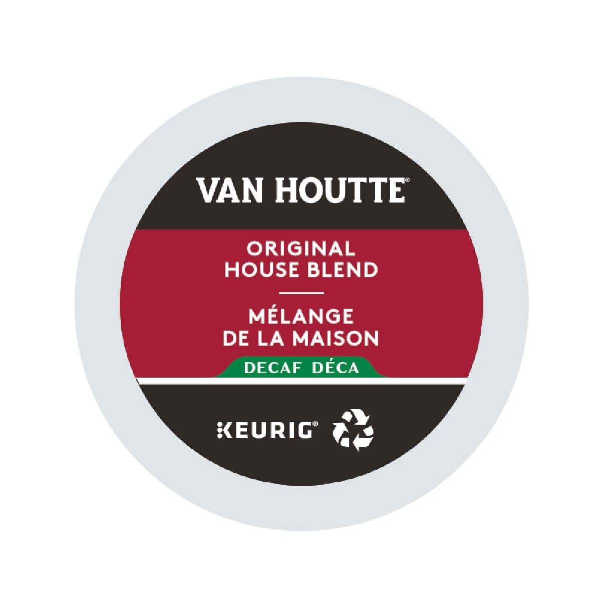 Van Houtte Decaf Original House Blend K-Cup® Recyclable Pods (Case of 96) K-Cups Van Houtte