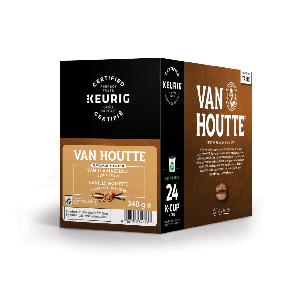 Van Houtte Vanilla Hazelnut K-Cup® Recyclable Pods (Box of 24) K-Cups Van Houtte