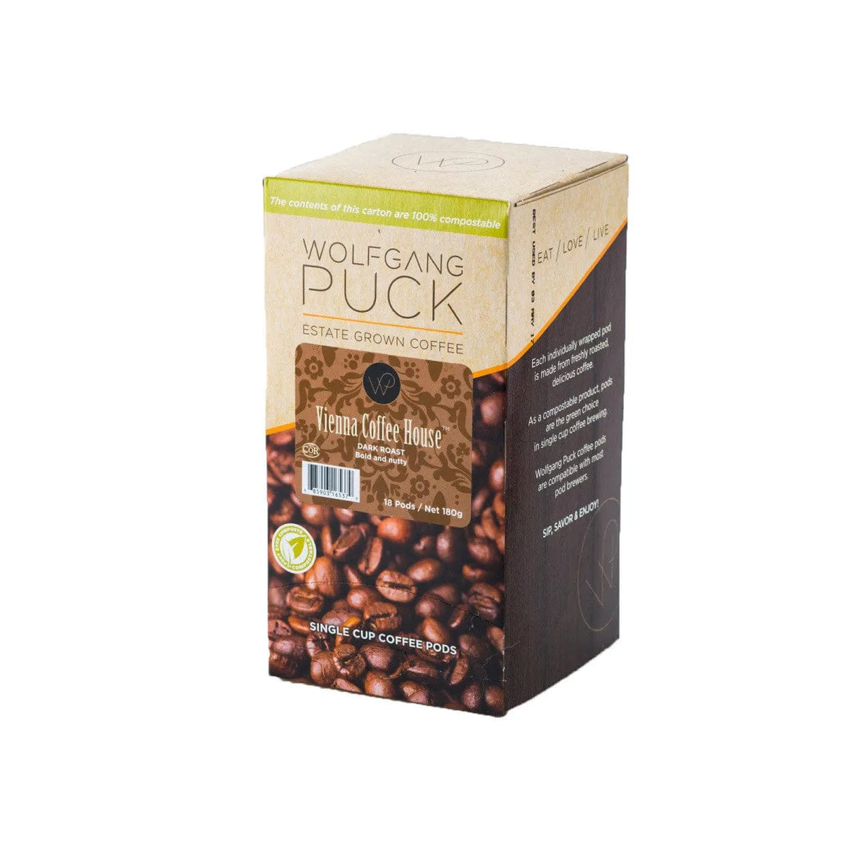 Wolfgang Puck Vienna Coffee House Pods Soft Coffee Pods Wolfgang Puck