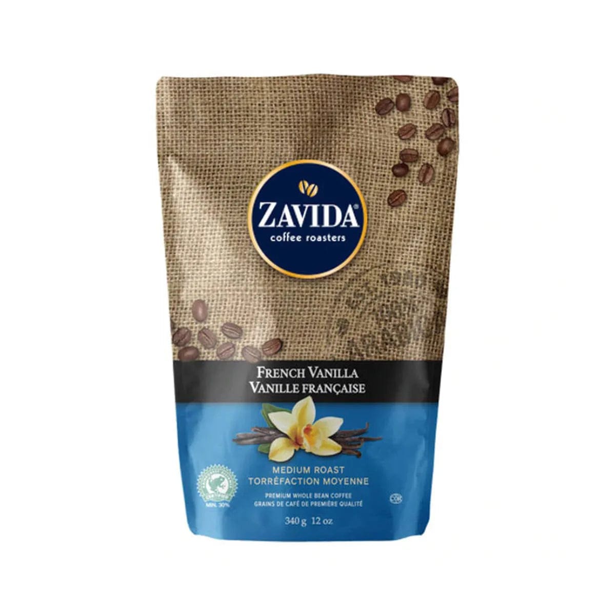 Zavida French Vanilla Whole Bean Coffee (12 oz.) Whole Bean Coffee Zavida
