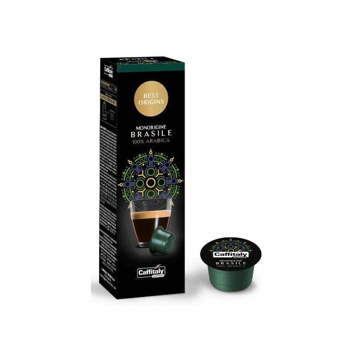 Caffitaly Arabica Brasile Espresso Coffee Capsules Caffitaly Capsules Caffitaly