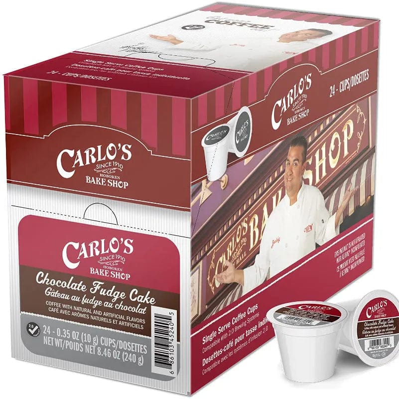 Cake Boss Chocolate Fudge Cake Single-Serve Coffee Pods (Box of 24) K-Cups Cake Boss