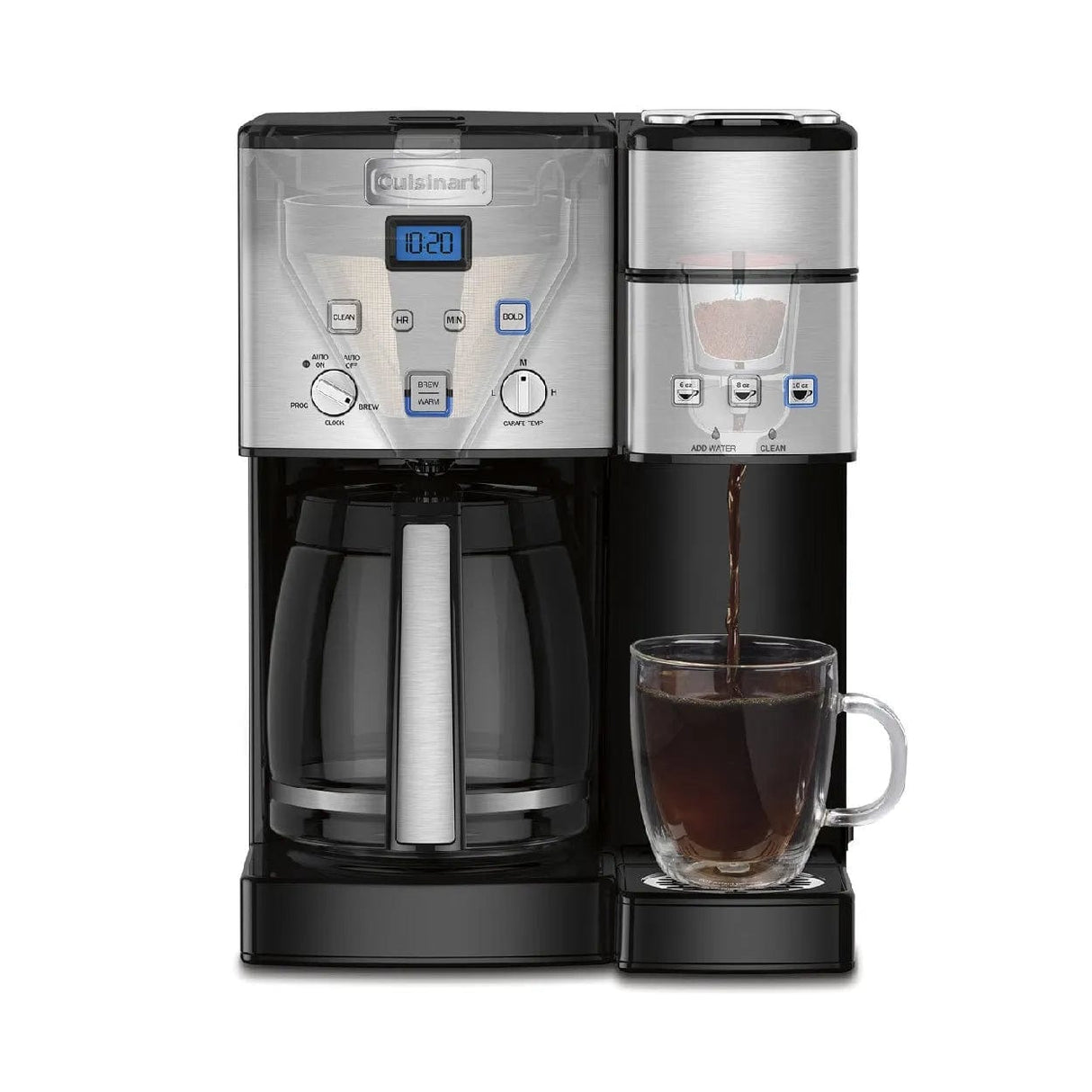 Cuisinart Coffee Center 12-Cup Coffeemaker & Single-Serve Brewer Drip Coffee Maker Cuisinart