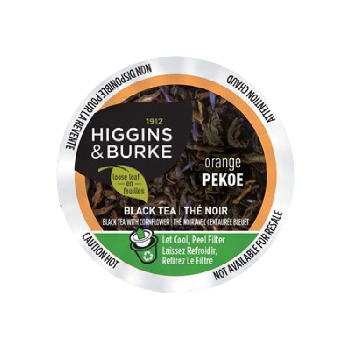Higgins & Burke Orange Pekoe Single Serve Pods (Box of 24) K-Cups Higgins & Burke