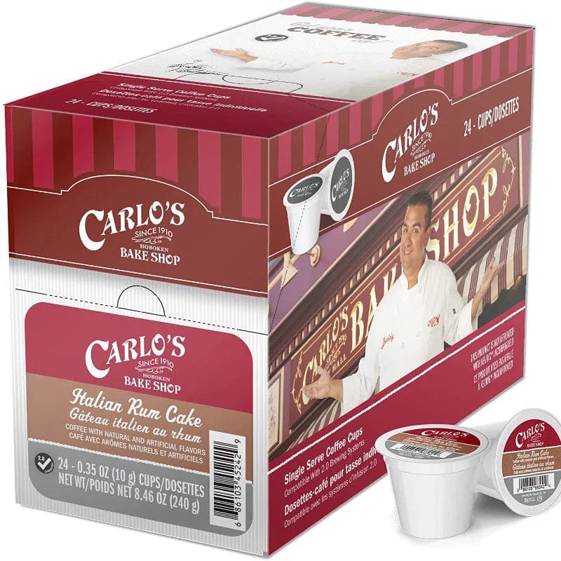 Cake Boss Italian Rum Cake Single-Serve Coffee Pods (Box of 24) K-Cups Cake Boss