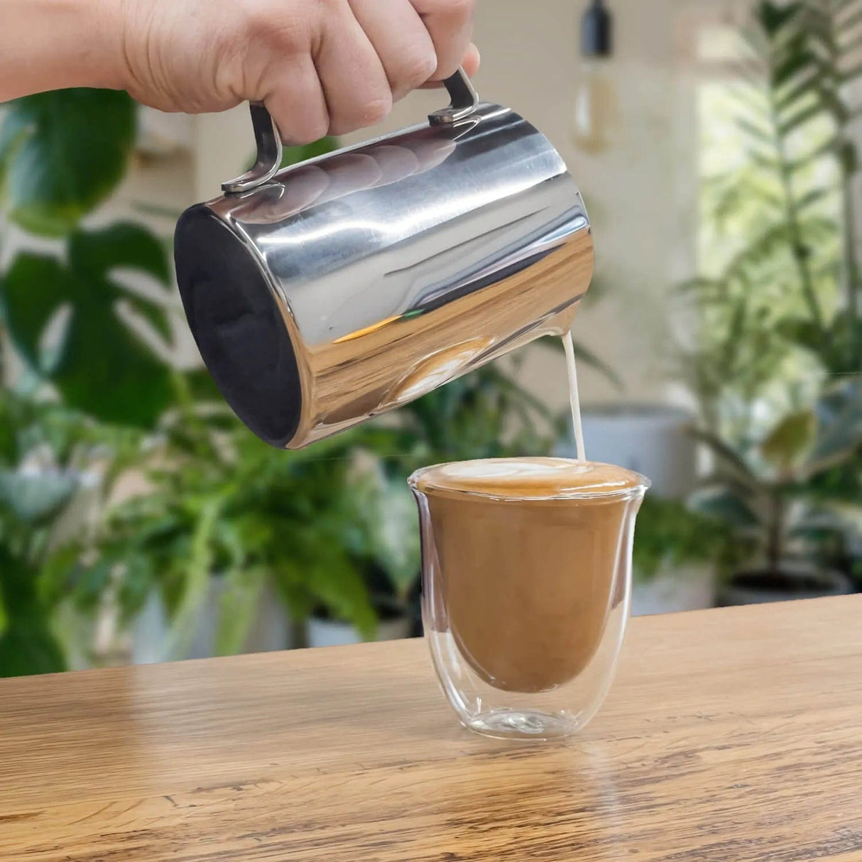 HCS Milk Frothing Jug / Pitcher 550mL Stainless Steel Accessory HCS