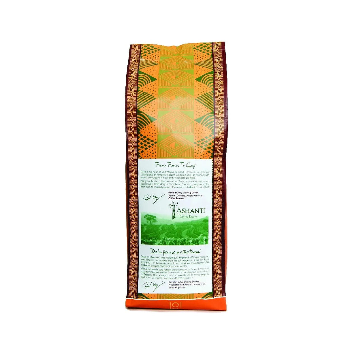 Ashanti Coffee Artisan African Medium Roast Whole Bean (1lb) Whole Bean Coffee Ashanti Coffee