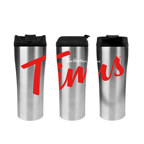 Tim Hortons new Everyday Drinkware Collection of stainless steel travel mugs  takes your drinkware game to the next level