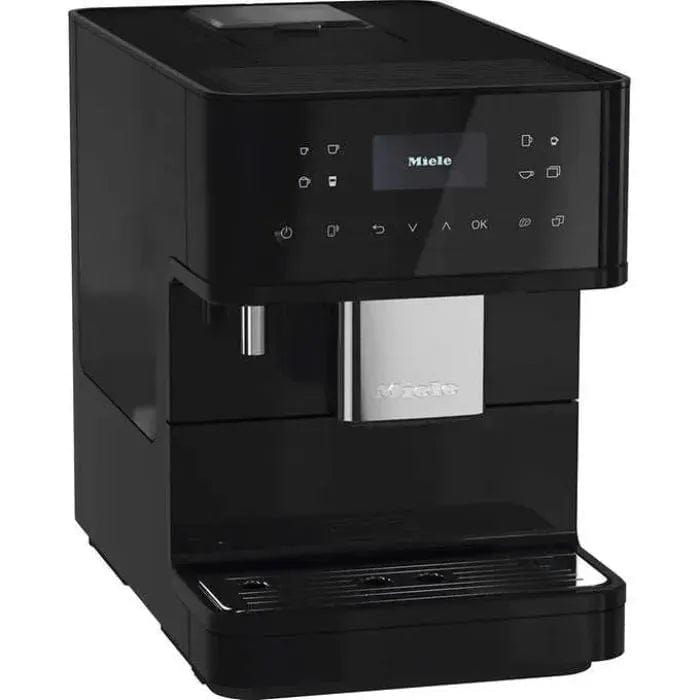 Miele CM 6160 Milk Perfection Countertop Coffee Machine (Obsidian Black) Super Automatic Espresso Machine Miele