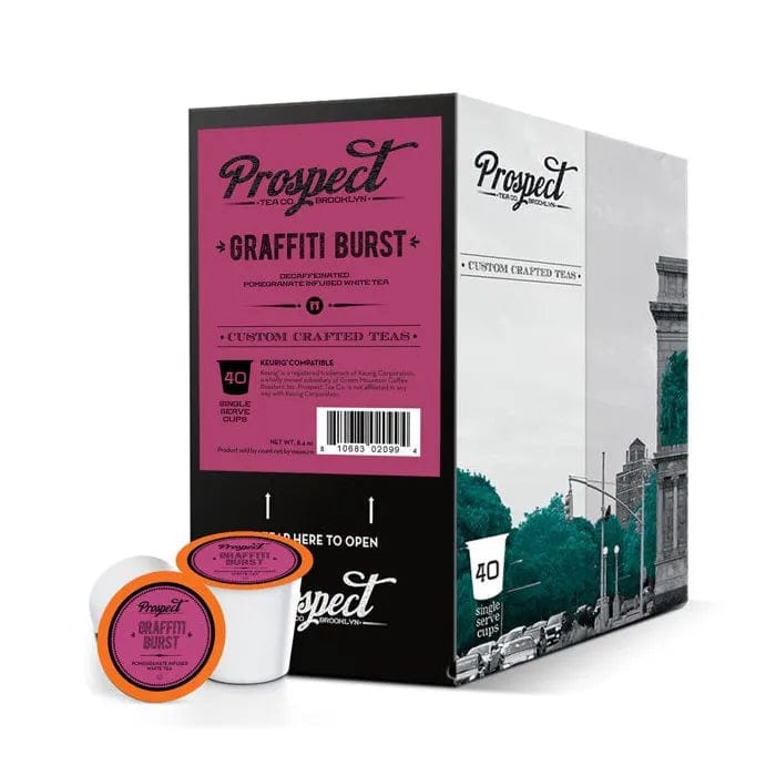 Prospect Tea Graffiti Burst Single-Serve Pods (Box of 40) K-Cups Prospect Tea