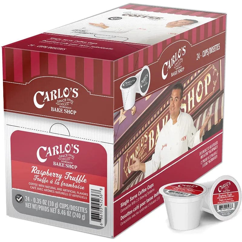 Cake Boss Raspberry Truffle Single-Serve Coffee Pods (Box of 24) K-Cups Cake Boss