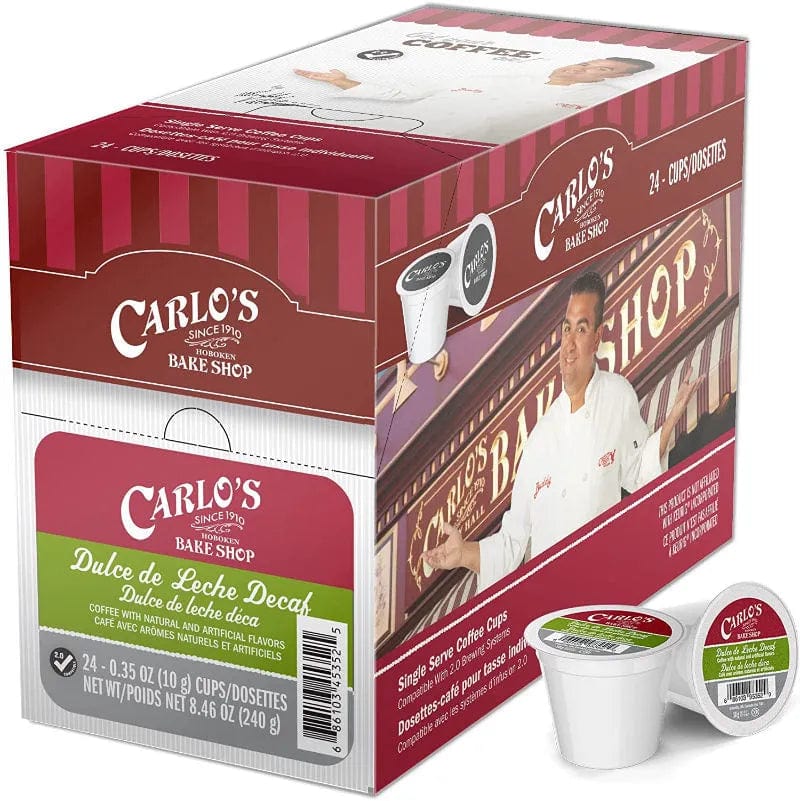 Cake Boss Dulce De Leche Decaf Single-Serve Coffee Pods (Case of 96) K-Cups Cake Boss