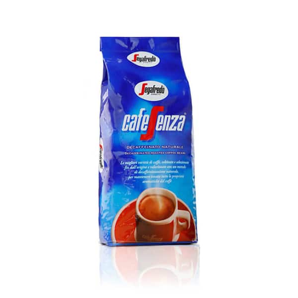 Segafredo Cafe Senza Decaf Espresso (1kg Bag of Whole Bean Coffee) Whole Bean Coffee Segafredo