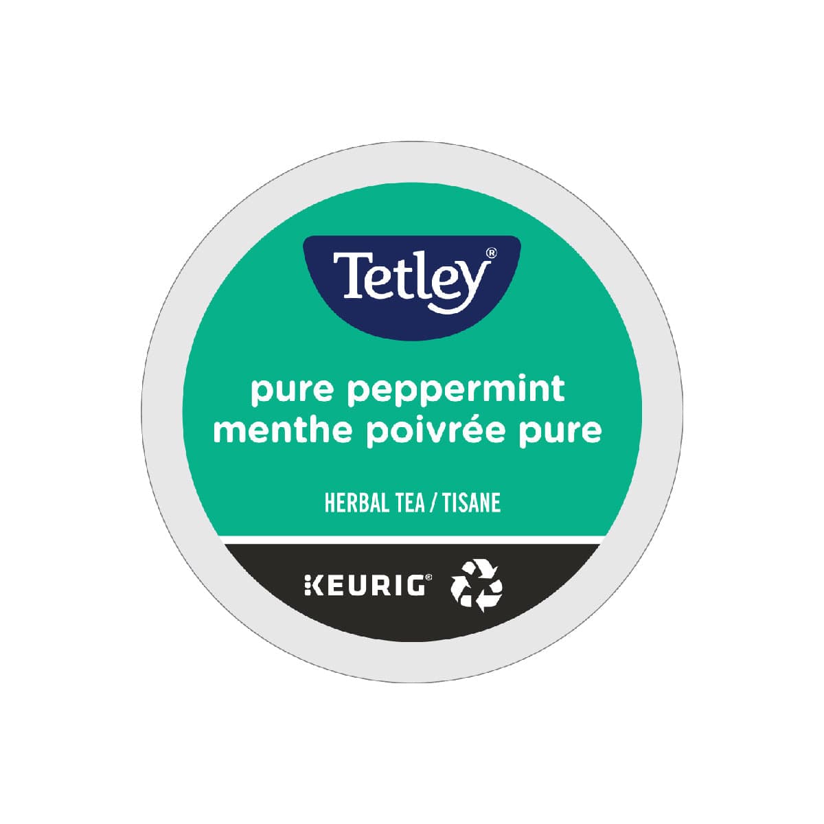 Tetley Pure Peppermint Tea K-Cup® Recyclable Pods (Box of 24) K-Cups Tetley