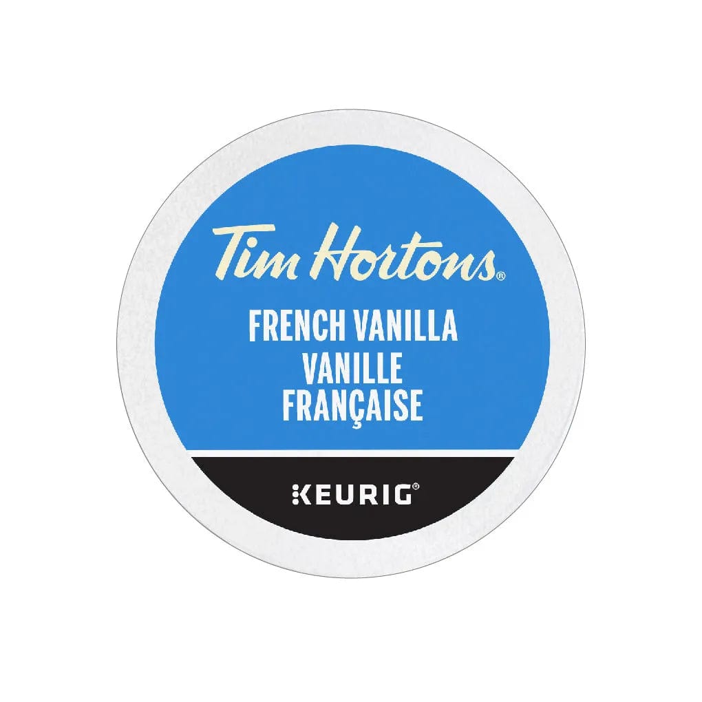 Tim Hortons French Vanilla Coffee K-Cup® Pods | Best Before November 17, 2024 (Box of 24) K-Cups Tim Hortons
