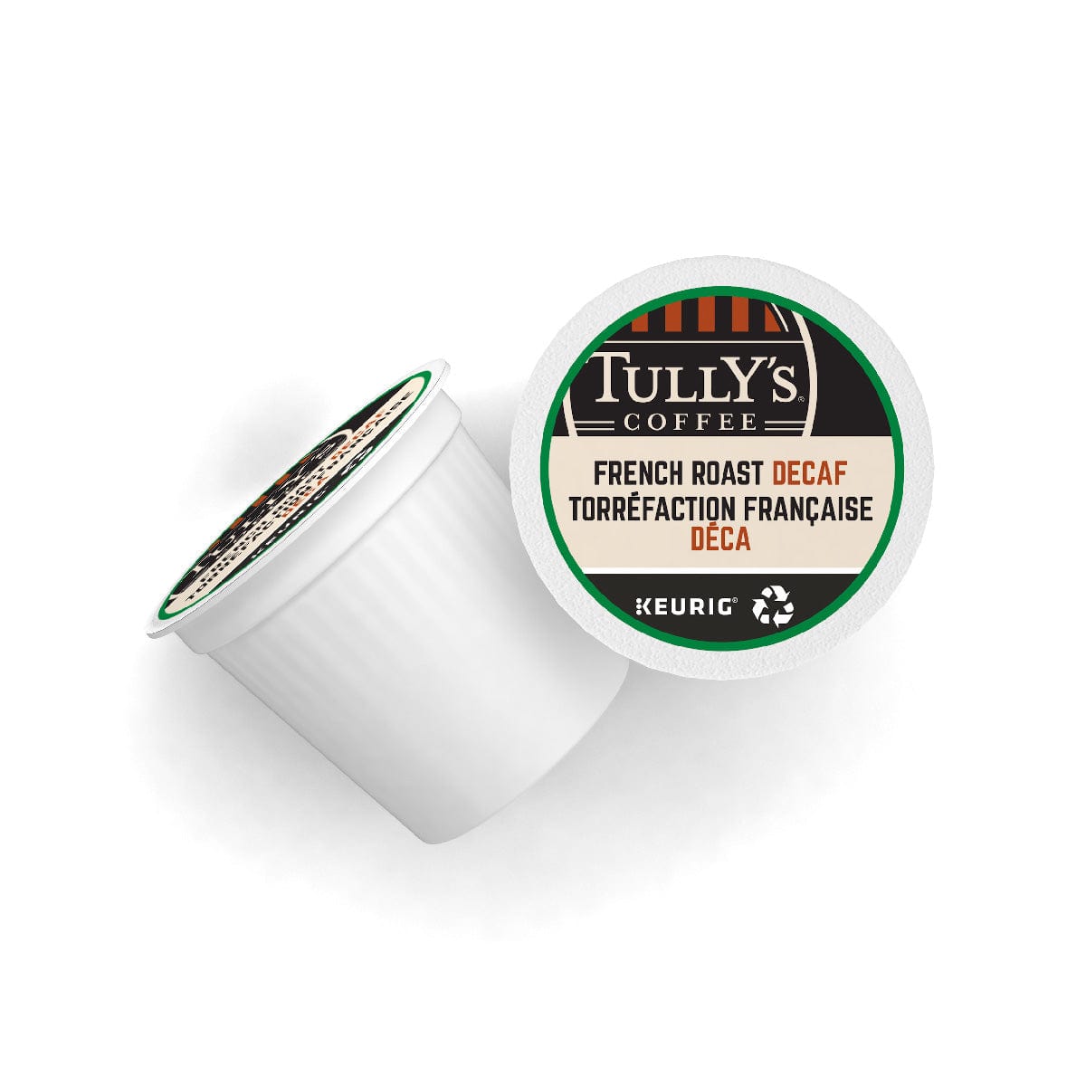 Tully's Decaf French Roast K-Cup® Recyclable Pods (Box of 24) K-Cups Tully's