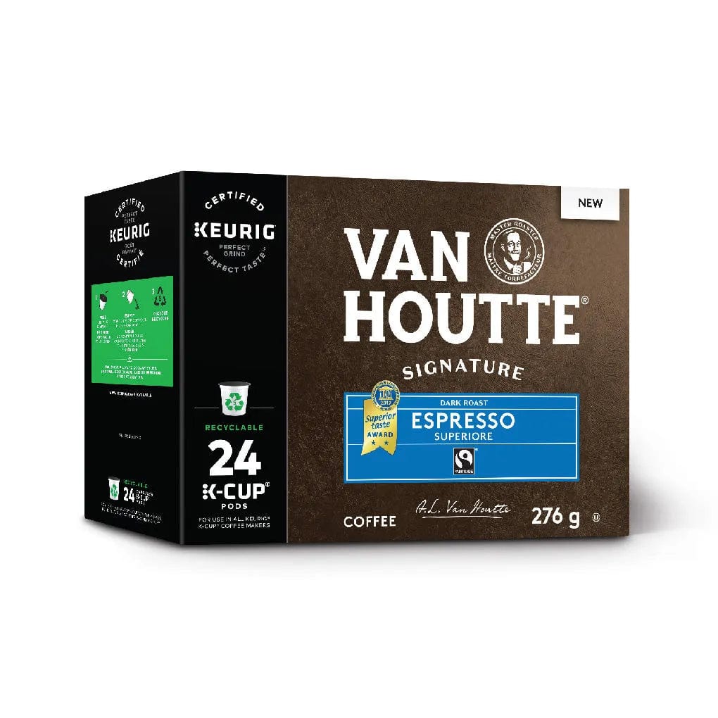 Van Houtte Espresso Superiore K-Cup® Recyclable Pods (Box of 24) K-Cups Van Houtte