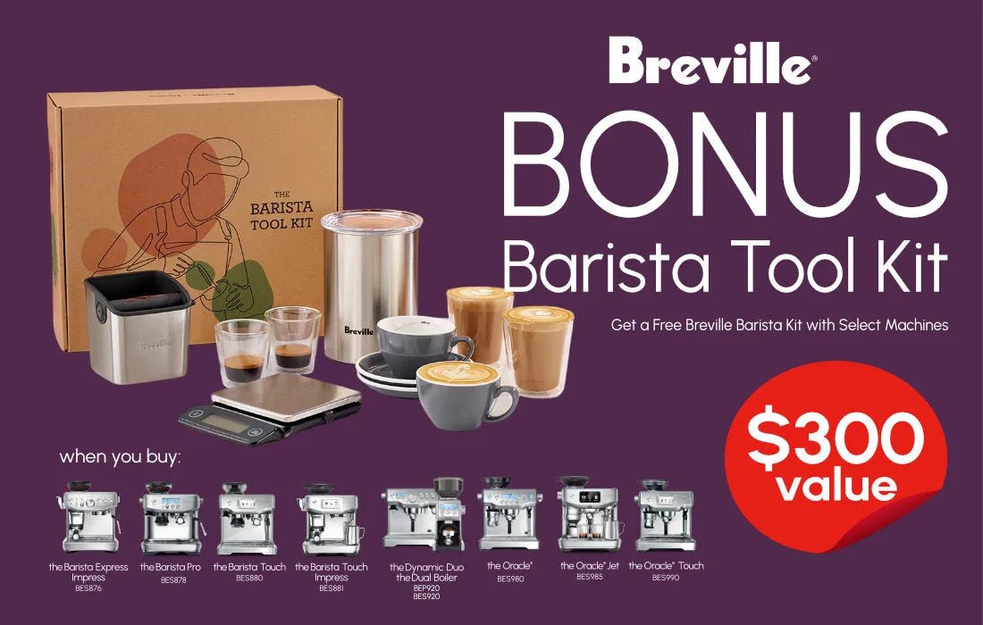 Breville Special Promo: Free Barista Tool Kit With Purchase