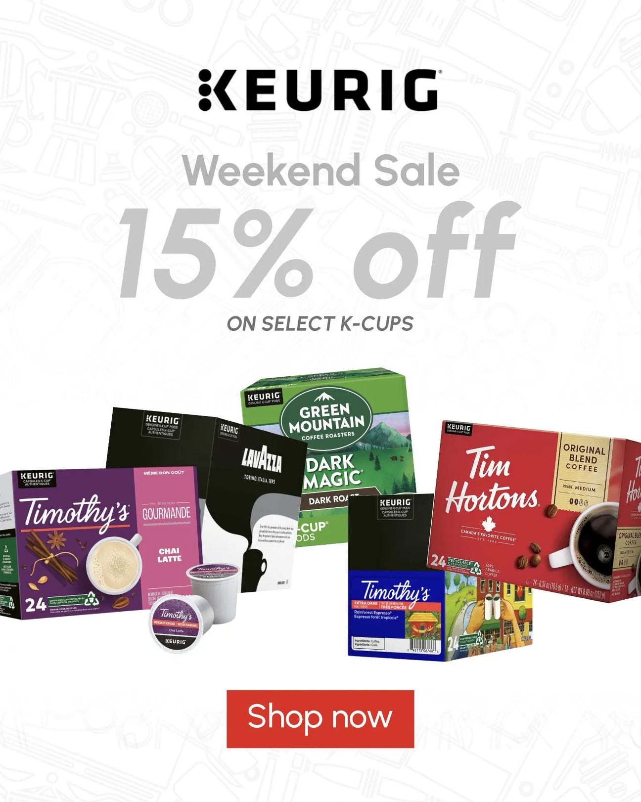 Weekend K-Cup Sale