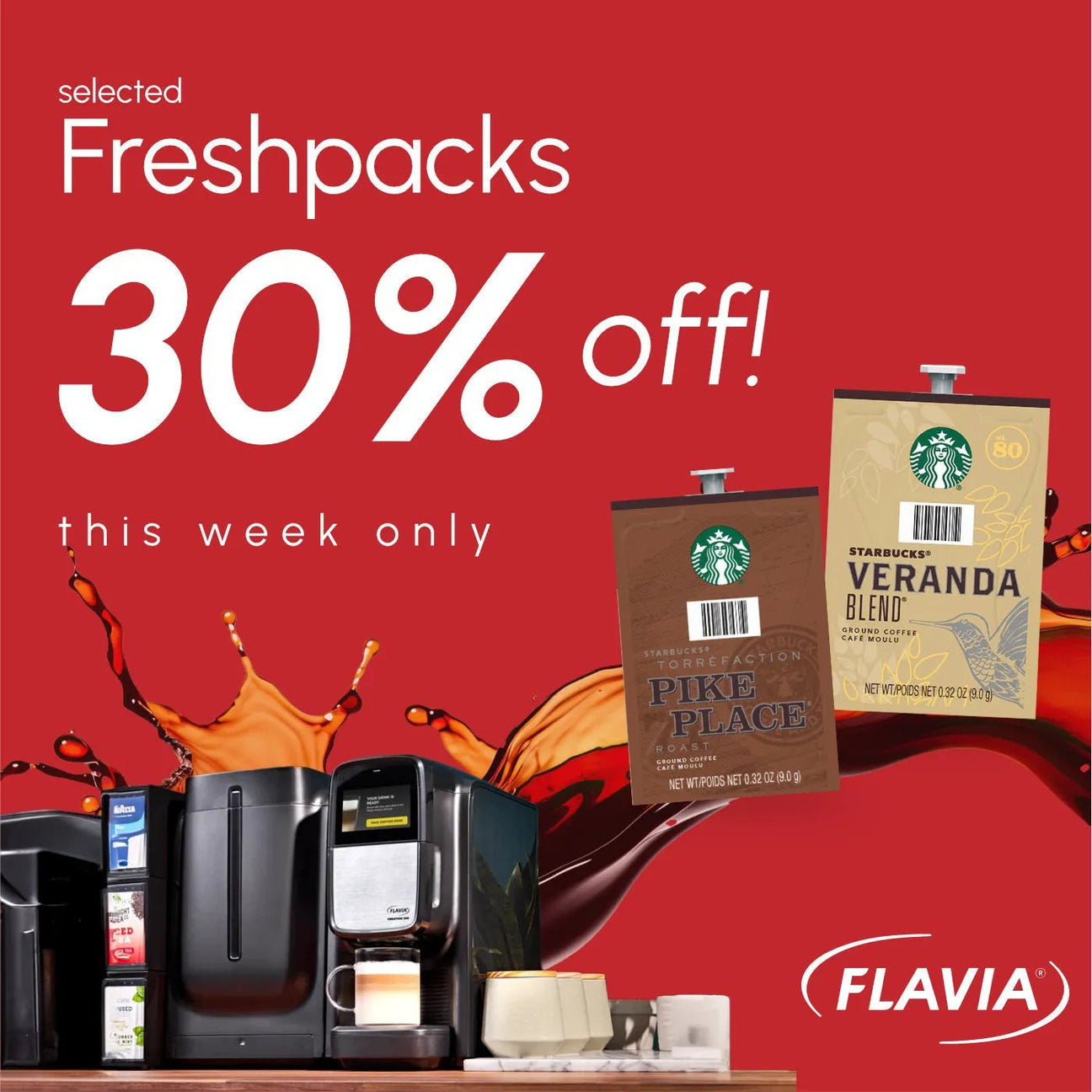 Flavia Freshpack Up to 30% off! - Home Coffee Solutions