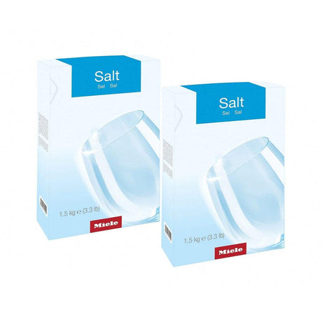 Miele Dishwasher Salt 1.5 kg GS SA 1502 P (2-Pack) Cleaning Supplies Miele