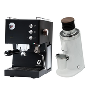Quick Mill Pop-up (Black) Espresso Machine & DF64 Gen 2.5 Grinder (White) Bundle Espresso Machine Quick Mill