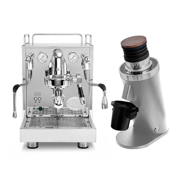 ECM Mechanika Max Espresso Machine with DF64 Gen 2.5 Grinder (Silver)