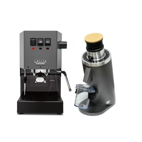 Gaggia Classic E24 (Grey) & DF54 Grinder (Grey) Bundle Espresso Machine Gaggia