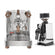 Lelit Bianca 3 Espresso Machine (Stainless Steel) and Eureka Mignon Zero 65 All Purpose Grinder (Chrome) Bundle