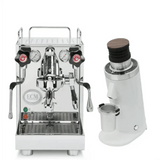 ECM Mechanika VI Slim Espresso Machine with DF64 Gen 2 Grinder (White) Bundle Espresso Machine (Prosumer) ECM