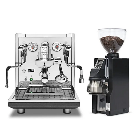 ECM Synchronika II Espresso Machine with Eureka Mignon Libra All Purpose Grinder (Black) Bundle Espresso Machine (Prosumer) ECM