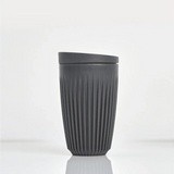 HUSKEE Cup 12 oz/355ml Reusable Coffee Cups (Charcoal) Accessory Huskee