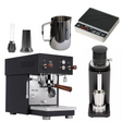 Profitec Move & SD54 (Black) "Ready to Go" Espresso Bundle – Dual Boiler Machine, Single Dose Grinder & Complete Barista Tool Kit Espresso Machine (Prosumer) Profitec
