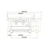 Conti NG-X 2 Group Espresso Coffee Machine (Black) Espresso Machine (Commercial) Conti