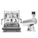 ECM Synchronika II Espresso Machine with DF83V Grinder (Silver) Bundle