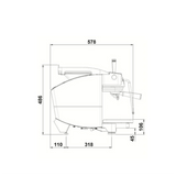 Conti NG-X 2 Group Espresso Coffee Machine (Black) Espresso Machine (Commercial) Conti