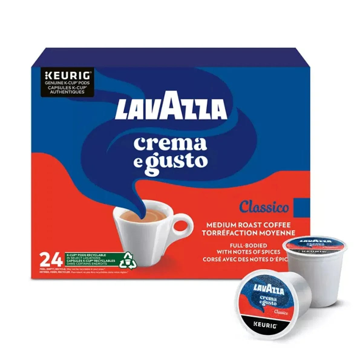 Lavazza Crema e Gusto K-Cup® Pods (Case of 96)