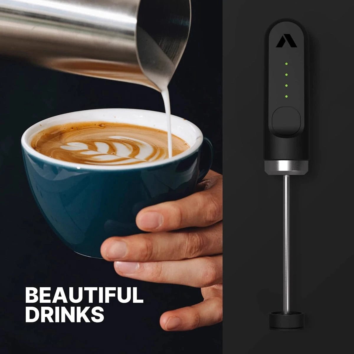 Subminimal Lithium NanoFoamer (Black) Milk Frother Subminimal