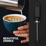 Subminimal Lithium NanoFoamer (Black) Milk Frother Subminimal